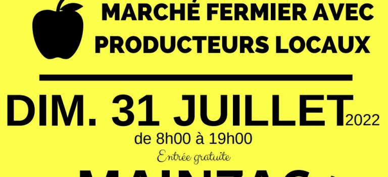 Vide Grenier – Marché fermier 31/07/2022